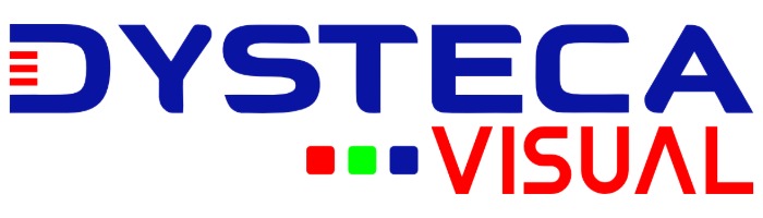dysteca visual logo